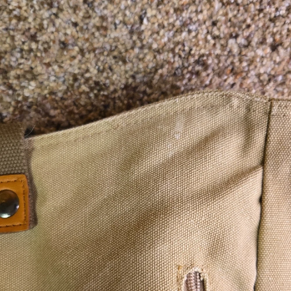 Fularishi Tan Canvas Backpack - Picture 10 of 13